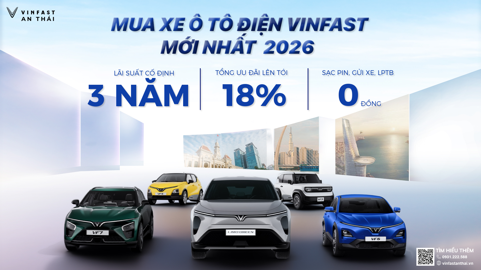 GIÁ XE Ô TÔ ĐIỆN VINFAST MỚI NHẤT 2026 - GIẢM GIÁ ĐẾN 18% !!!